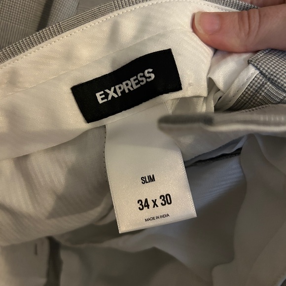 Express Light Grey Suit Slim - Picture 8 of 8